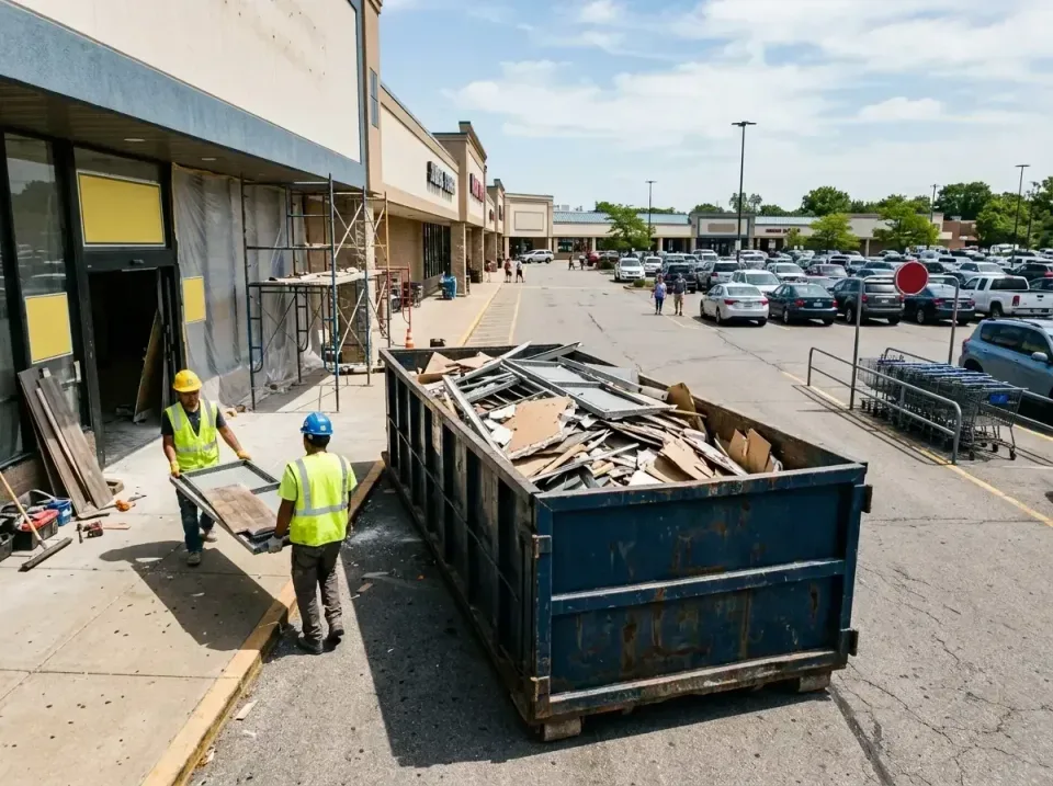 retail-store-renovation-debris-003 — frequently asked questions, Roll-off Dumpster Rentals in Commercial Point, OH